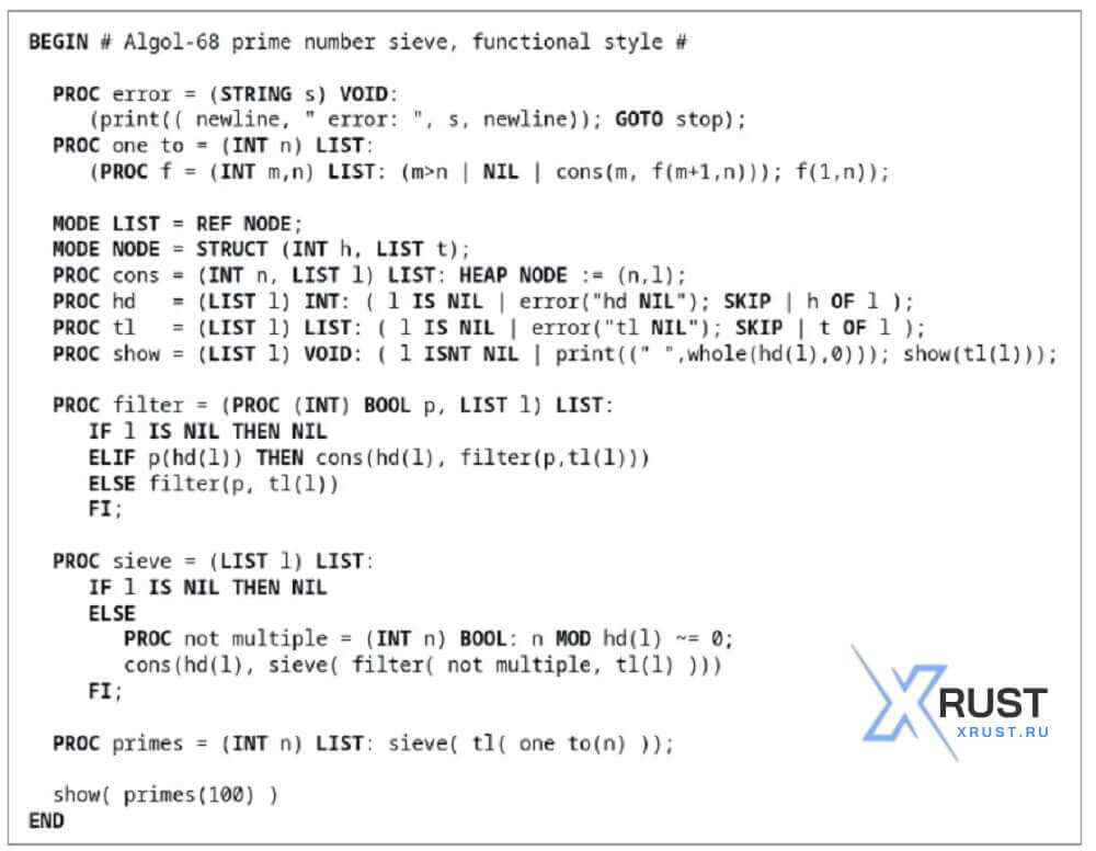 The programming language ALGOL 68 has received updates.