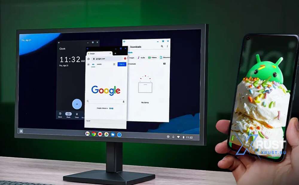 Google decided to borrow Samsung's desktop idea