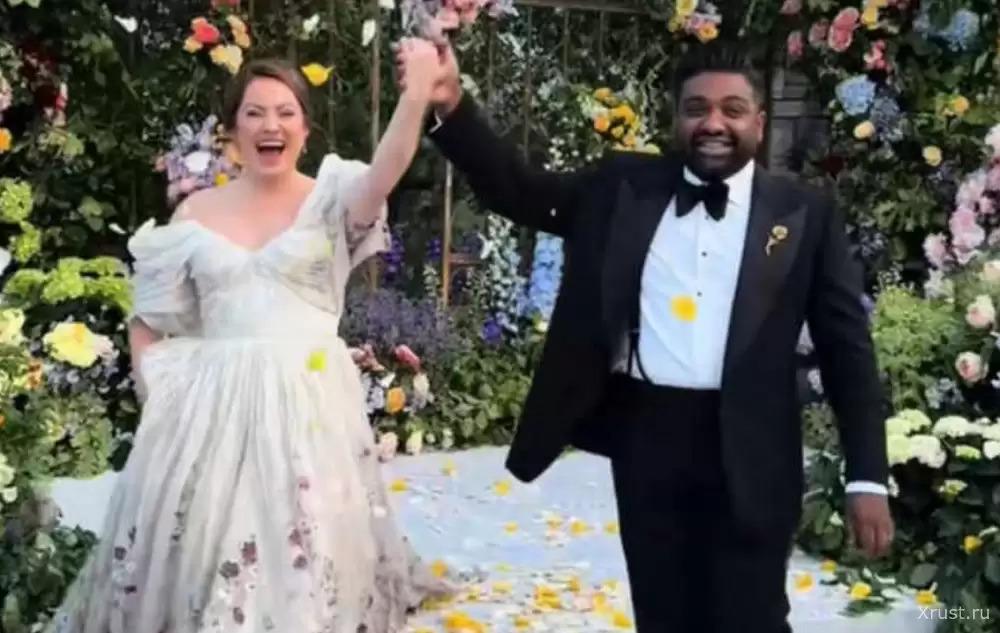 A couple from New York, Ellie Rice and Shawn Fernando, tied the knot in Ireland