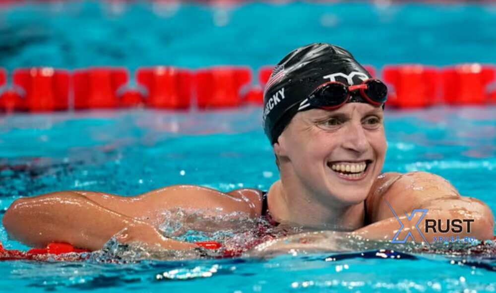 Katie Ledecky hasn't lost her Olympic form and continues to collect medals.