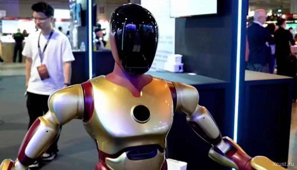 A Chinese robot played dice with exhibition visitors in Macau