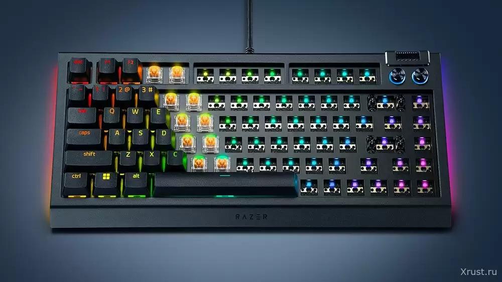 The BlackWidow V4 75% keyboard is now offered in a barebones configuration.