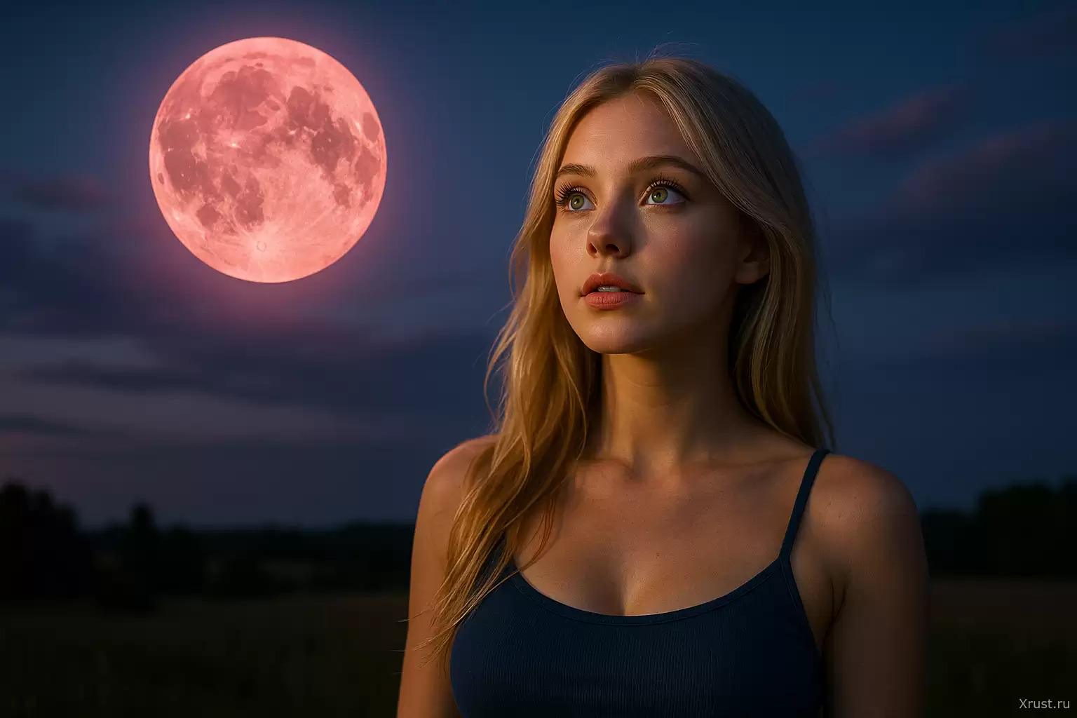 When the Skies Turn Red: Strawberry Moon Over Russia on June 11