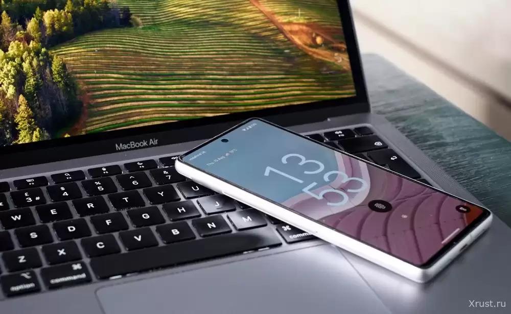 An Android phone and a Mac laptop can be connected via an app