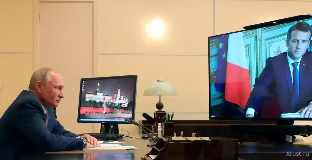 Putin and Macron talked for two hours on the phone